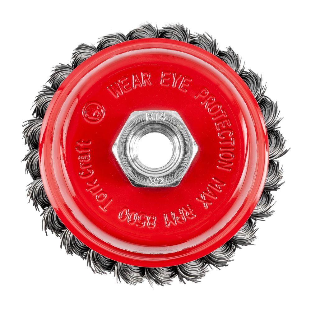 Wire Cup Brush Twisted 100mmxm14 Bulk